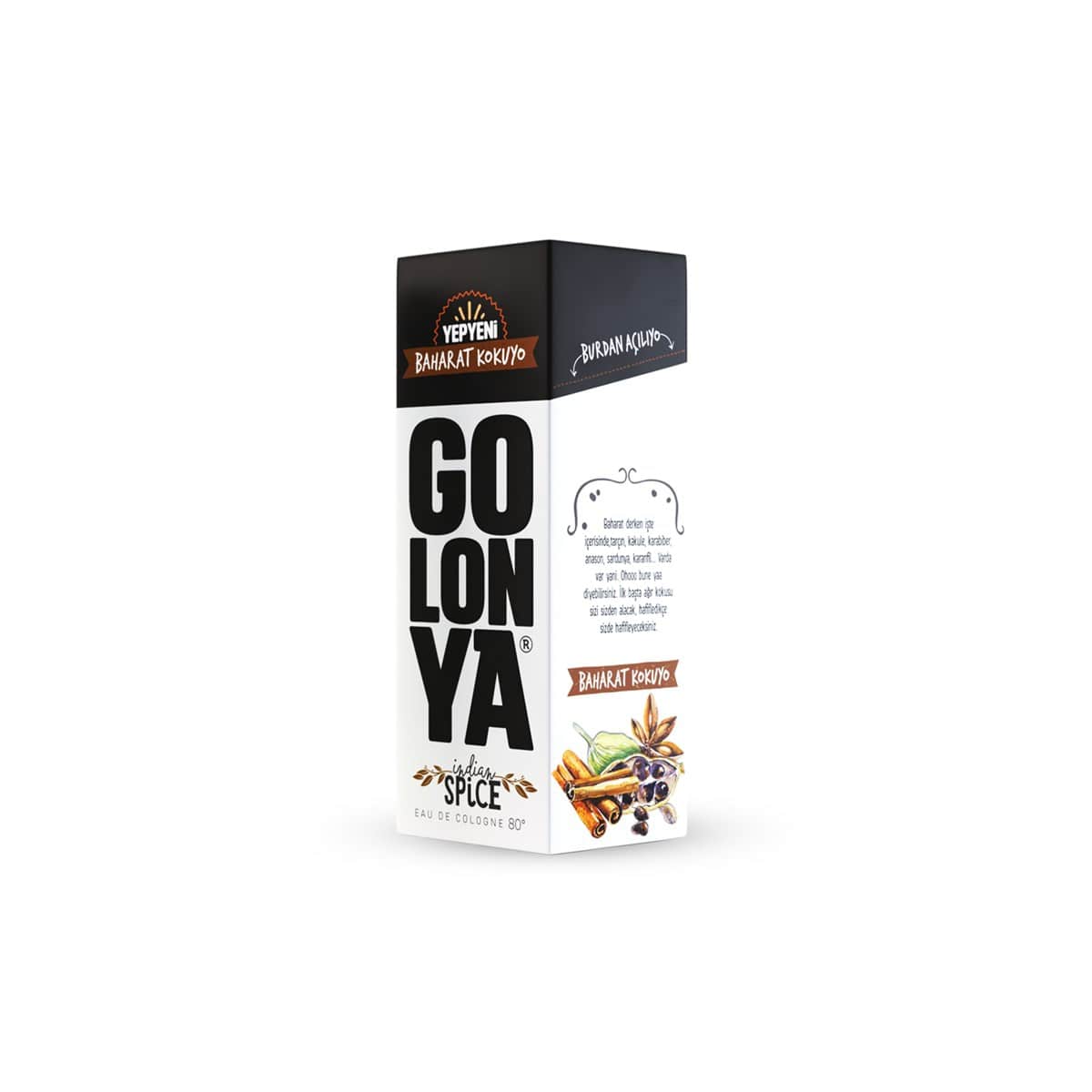 GOLONYA Indian Spice - kolínská voda s kořeněnou vůní