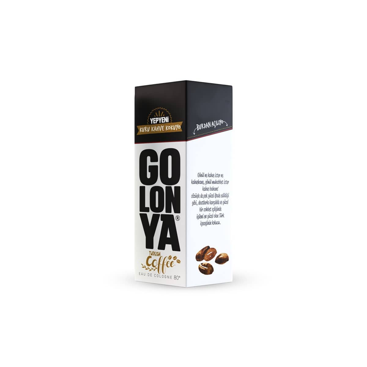 GOLONYA Turkish Coffee - kolínska voda s vôňou tureckej kávy