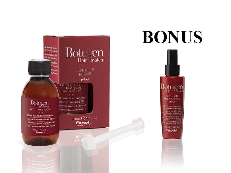 AKCE: Fanola Botugen Hair System Botolife FILLER Intensive - intenz. vyplnění a rekonstrukce - krok č.2, 150 ml + Filler Spray, 150 ml