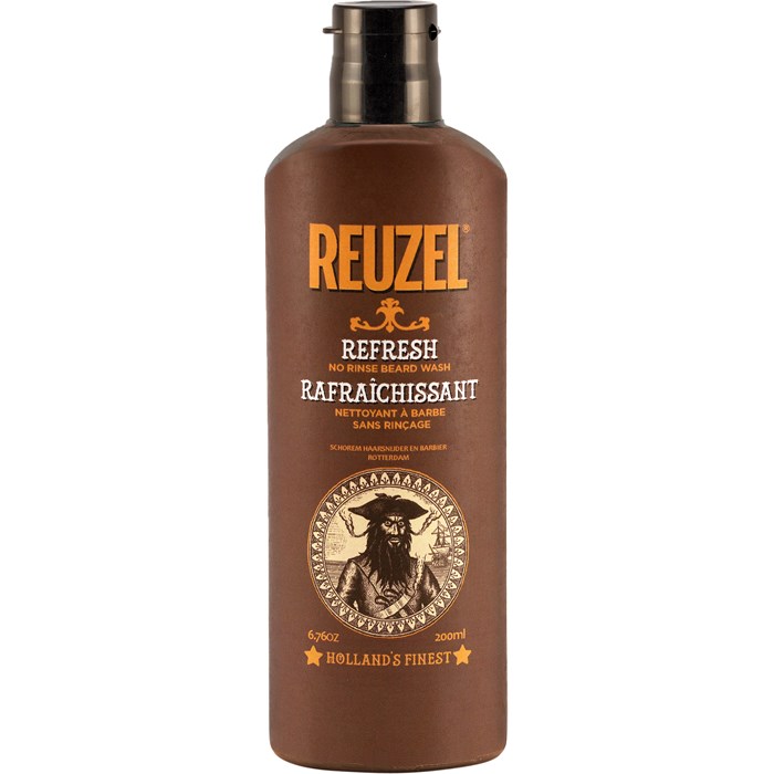 Reuzel Refresh No Rinse Beard Wash - neoplachujúci osviežujúci šampón na bradu, 200 ml