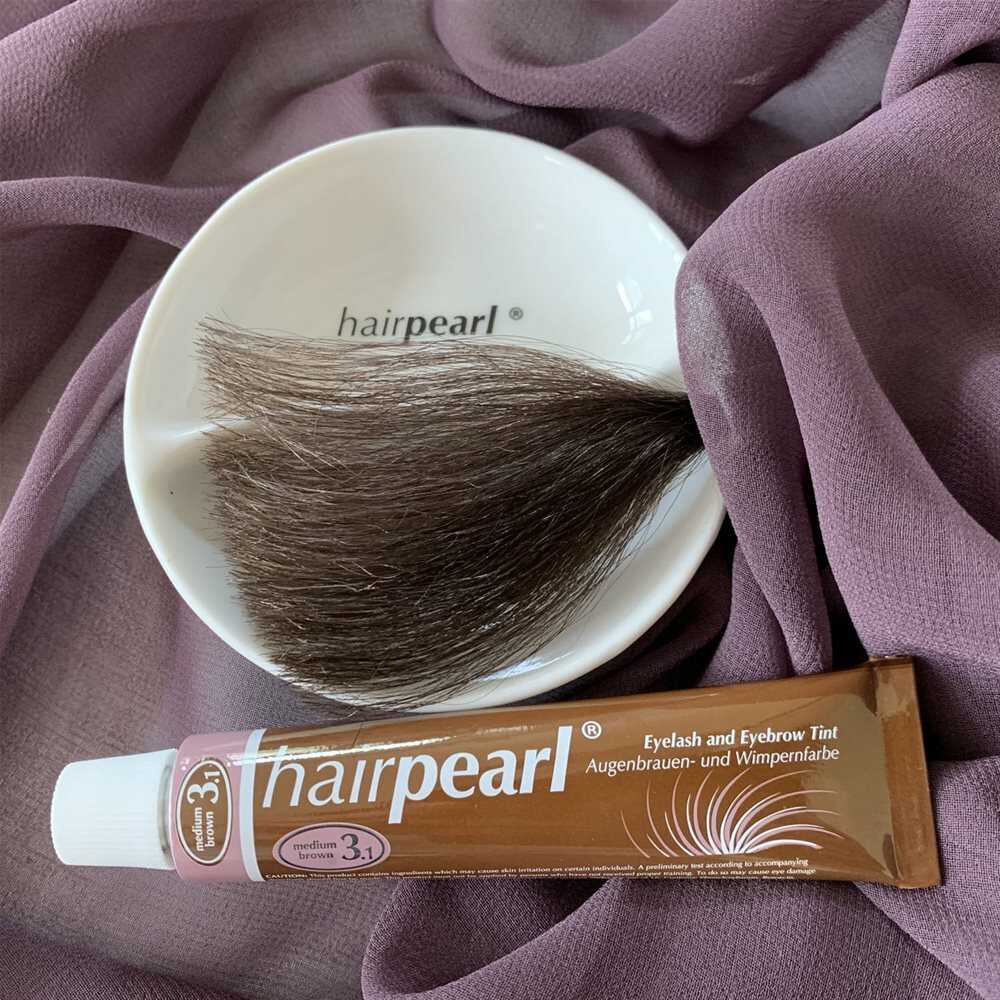 HairPearl Cream Eyelash and Eyebrow Color - krémová farba na obočie, riasy aj bradu, 20 ml