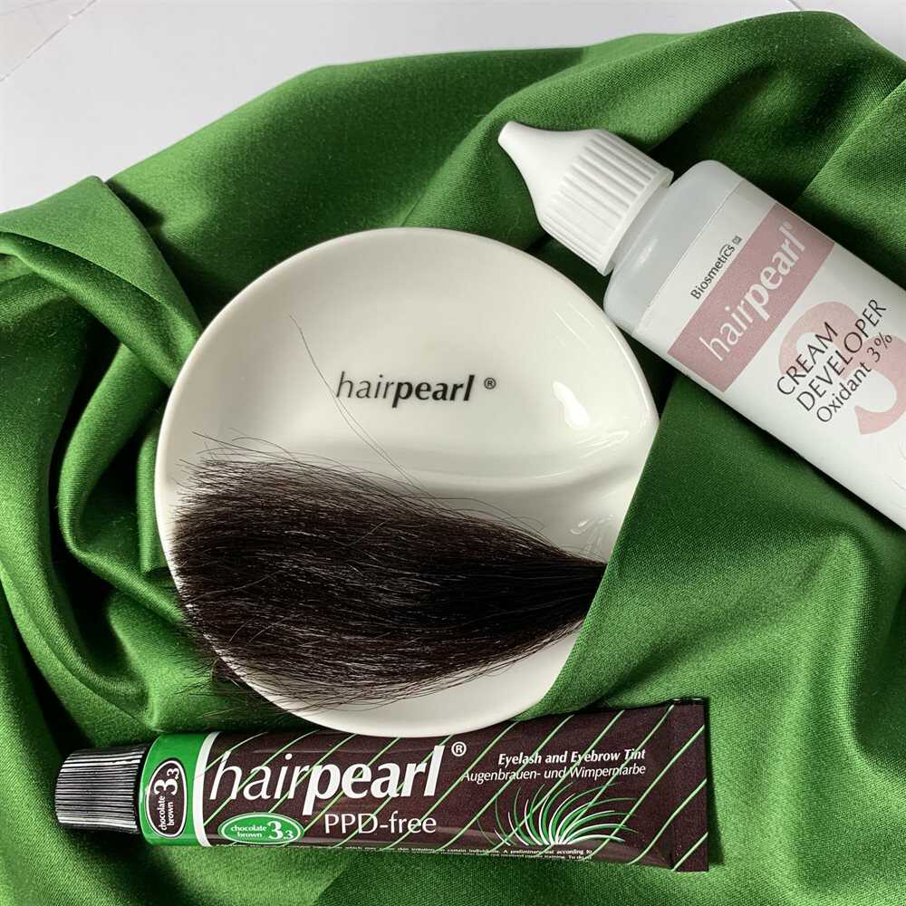HairPearl Cream Eyelash, Eyebrow and Beard Color PPD Free - farby na riasy, obočie aj bradu bez obsahu PPD, 20 ml