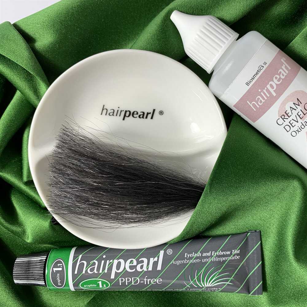 HairPearl Cream Eyelash, Eyebrow a Beard Color PPD Free- barvy na řasy, obočí i bradu bez obsahu PPD, 20 ml
