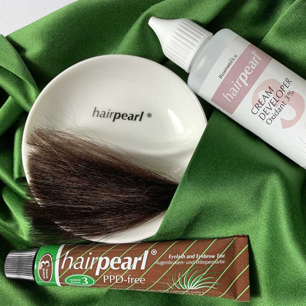 HairPearl Cream Eyelash, Eyebrow a Beard Color PPD Free- barvy na řasy, obočí i bradu bez obsahu PPD, 20 ml