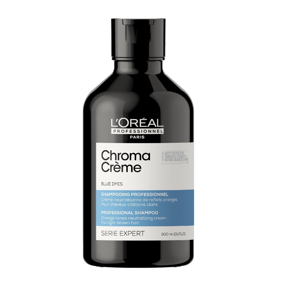 L'Oréal Professionel Chroma Créme Blue Dyes - šampón na neutralizáciu medenných tónov a odleskov, 300ml