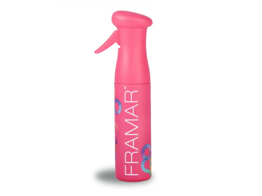 Framar Myst Assist Automatic Spray Bottle - automatický rozprašovač, ružový, 250 ml