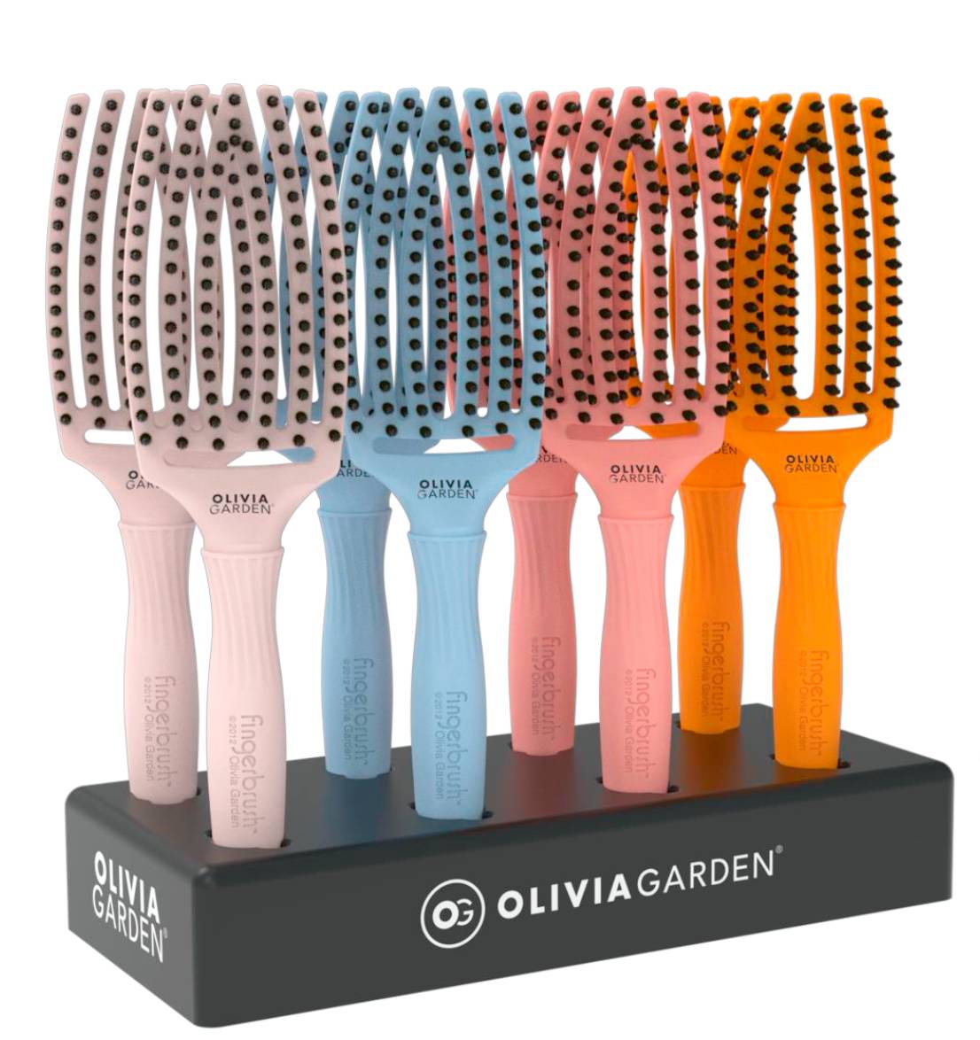Olivia Garden FingerBrush Bloom Edition - jarná edícia kief na fúkanie a rozčesávanie vlasov