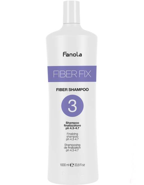 Fanola Fiber Fix Fiber Shampoo (3) - ošetrujúci šampón po technickom servise, 1000 ml