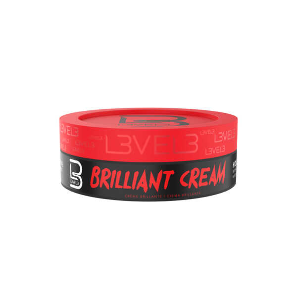 L3VEL3 Brilliant Cream - krém na vlasy s lesklým efektem, 150 ml