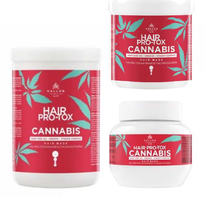 Kallos PRO-TOX Cannabis Hair Mask - maska na vlasy s konopným olejom