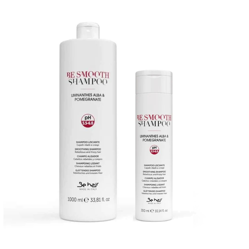 Be Hair Be Smooth Shampoo - uhladzujúci šampón pre krepaté a nepoddajné vlasy