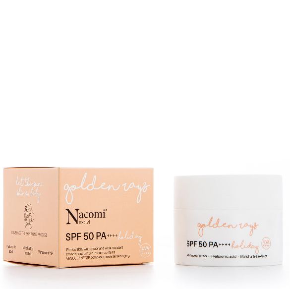 (EXP:11/23) Nacomi SPF 50 PA ++++ Holiday Face Cream - krém na tvár s SPF ochranou, 50 ml