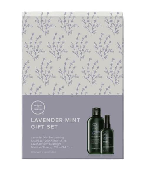 Paul Mitchell Duo Lavender Mint Shampoo a Overnight Moisture Therapy - šampón pre suché vlasy, 300 ml a bezoplachová nočná starostlivosť, 100 ml