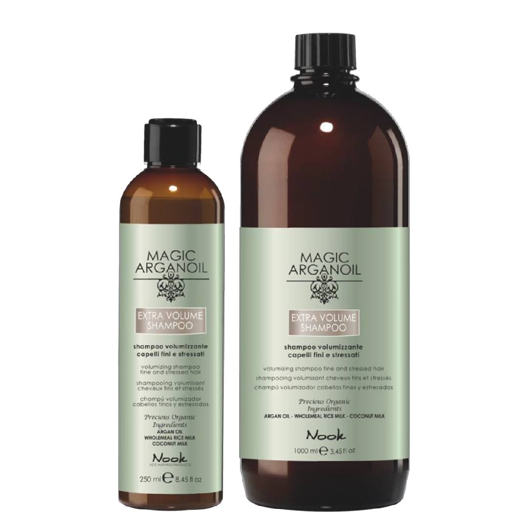 Nook Magic Argan Oil Extra Volume Shampoo - objemový šampon pro jemné vlasy