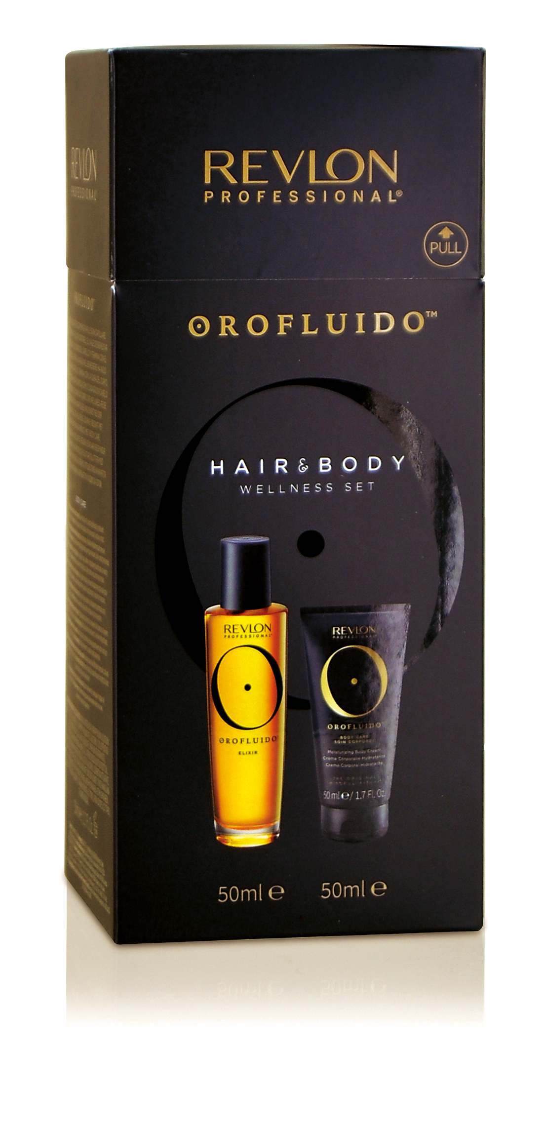 Orofluido Set Elixir + Body Cream - "tekuté zlato" elixír, 50 ml + tělový krém, 50 ml