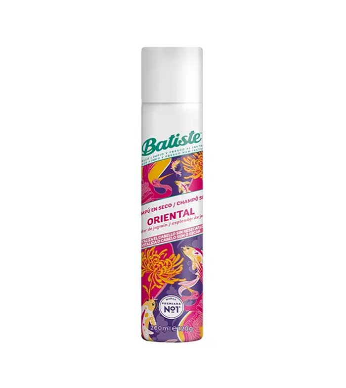 Batiste Dry Shampoo Oriental - suchý šampon na vlasy s orientální jemnou vůní, 200 ml