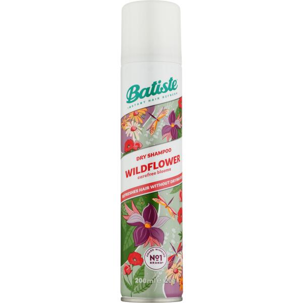 Batiste Dry Shampoo Wildflower - suchý šampon s vůní lesních květin, 200 ml
