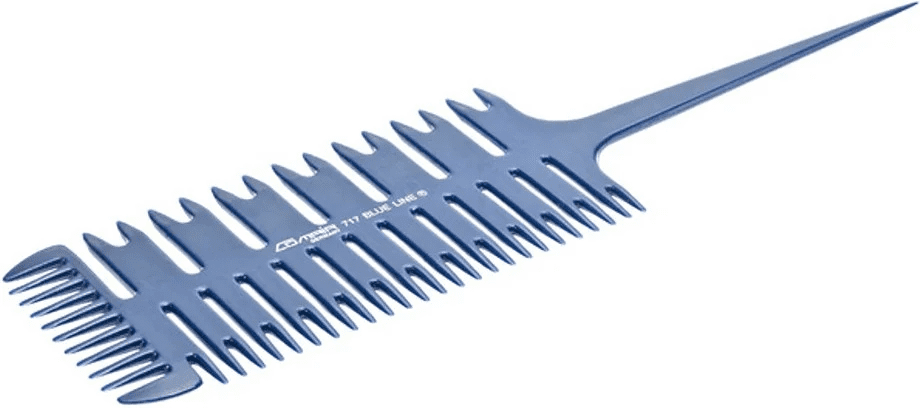 Comair Blue Line comb 717 - kombinovaný hřeben pro melírování a barvení vlasů