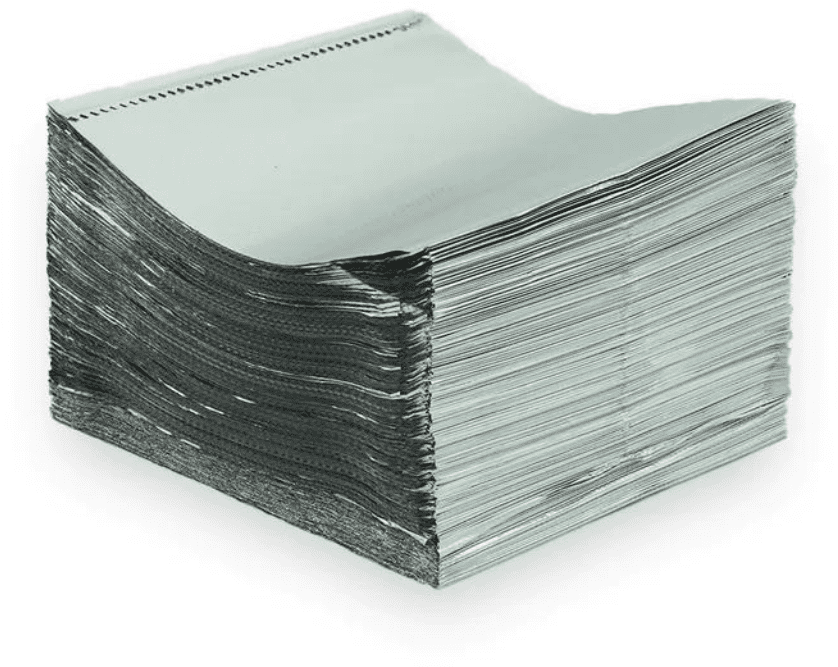 Foilmall “Pop up” aluminium foil 7001406 - pevný kadernícky alobal 15 mic, 500 ks