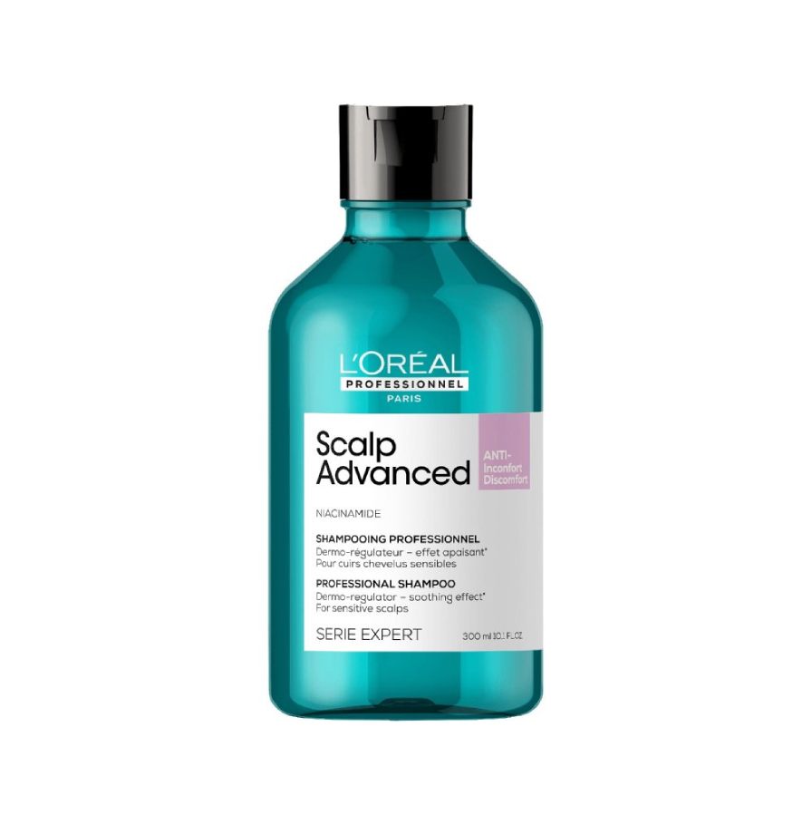 L'Oréal Scalp Advanced Anti-Inconfort Discomfort Shampoo - šampón pre citlivú pokožku, 300 ml