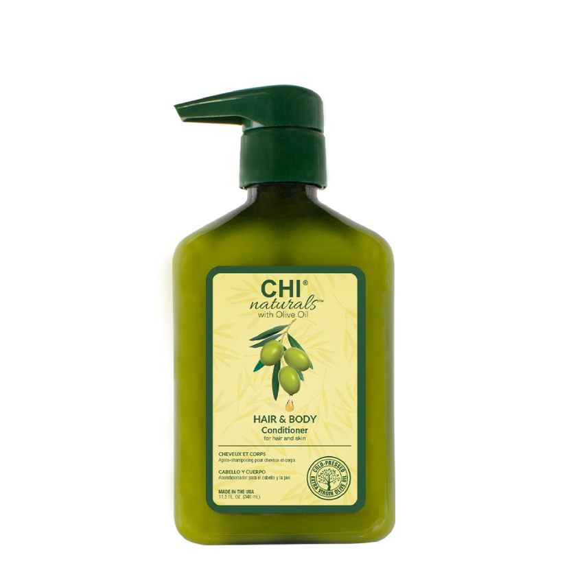 CHI Naturals Hair And Body Conditioner Olive Oil - kondicionér s obsahem olivového oleje, 340 ml