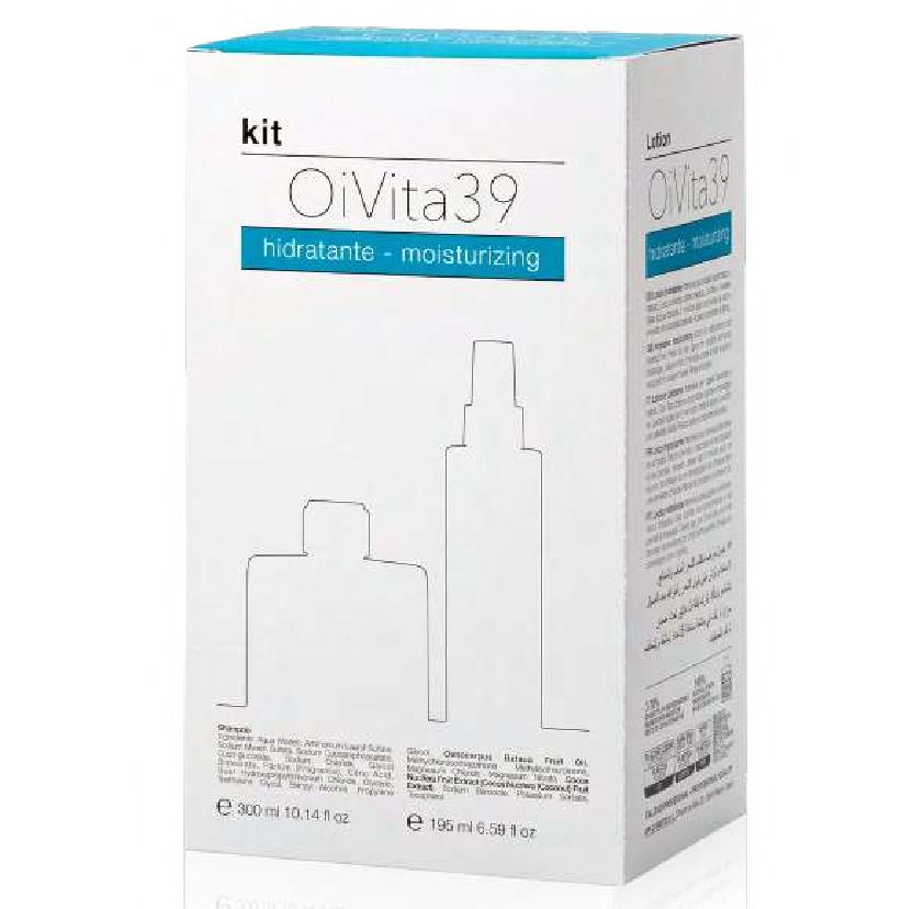 OiVita39 Hydrating-Moisturizing Kit - hydratačný šampón a mlieko na suché vlasy