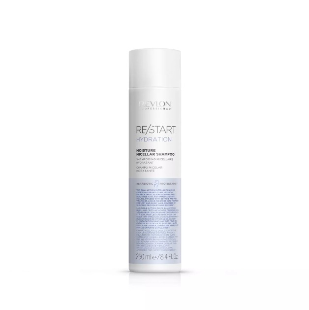 Revlon Re/Start Hydration Moisture Micellar Shampoo - micelárny hydratačný šampón, 250 ml