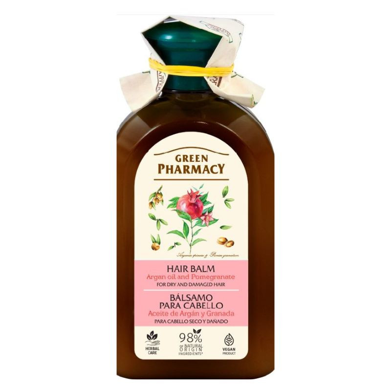 Green Pharmacy Arganový olej a Granátové jablko - kondicionér na suché a poškozené vlasy, 300 ml