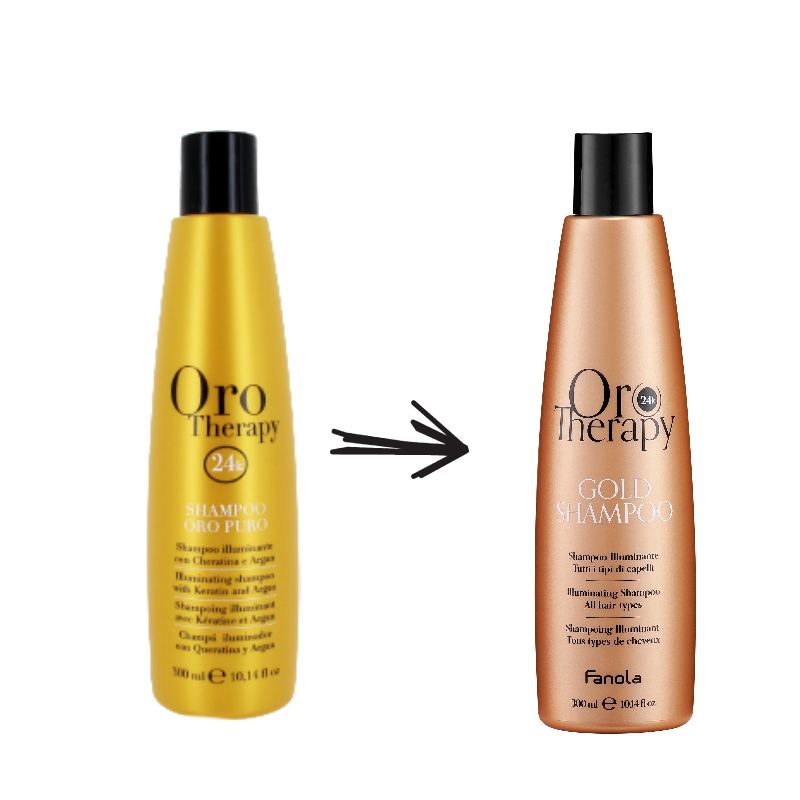 ​Fanola Oro Therapy Argan Oil Shampoo - regeneračný šampón s argánovým olejom