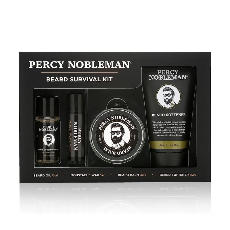 Percy Nobleman Beard Survival Kit - set starostlivosti na bradu