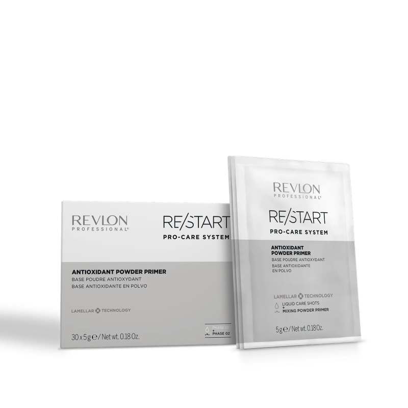 Revlon Re/Start Pro Care System Antioxidant Powder Prime - primer - prášek ke "shotům"