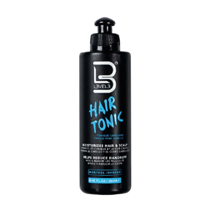 L3VEL3 Hair Tonic With Mentol - vlasové tonikum s mentolom - pôsobí proti lupinám, 250 ml