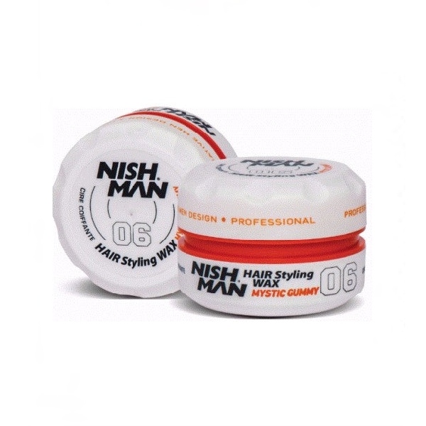 Nishman 06 Styling Wax 06 Mistic Gummy - vosk na vlasy s leskem se silnou fixací, 150 ml