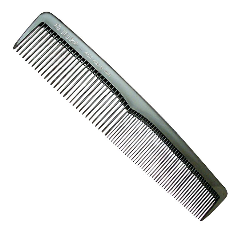 Eurostil Cutting Comb Straight 00454 - rovný kombinovaný hřeben ke stříhání, 19,5 cm