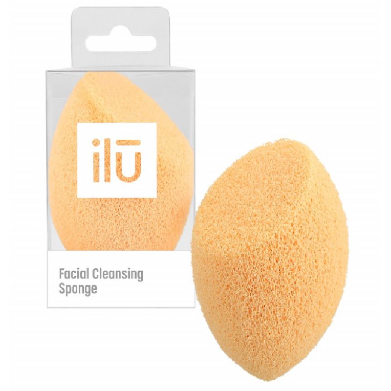 ILU MU Sponge Face Cleaning - hubka na čistenie tváre, oranžová