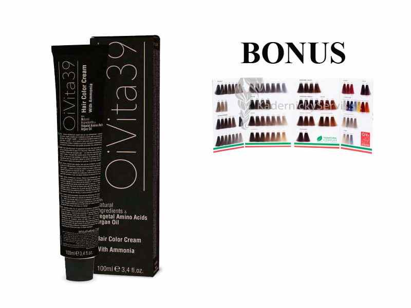 START 1: 12 ks OiVita 39 Hair Cream Color - profesionální hydratační krémová barva na vlasy, 100 ml + vzorník