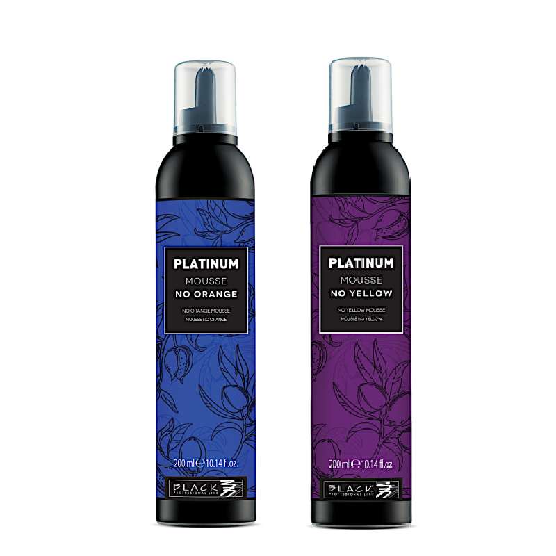 Black Platinum Mousse - Pena na neutralizáciu nežiadúcich odleskov, 200 ml