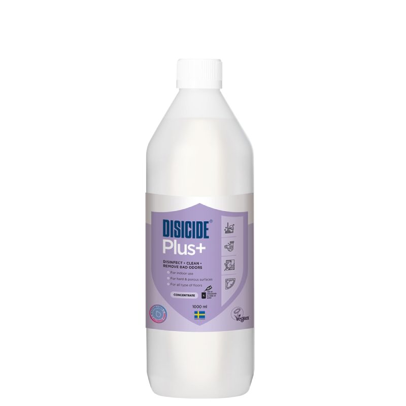 Disicide Plus+ Concentrate - dezinfekcia, čistenie a odstránenie zápachov - koncentrát, 1000 ml