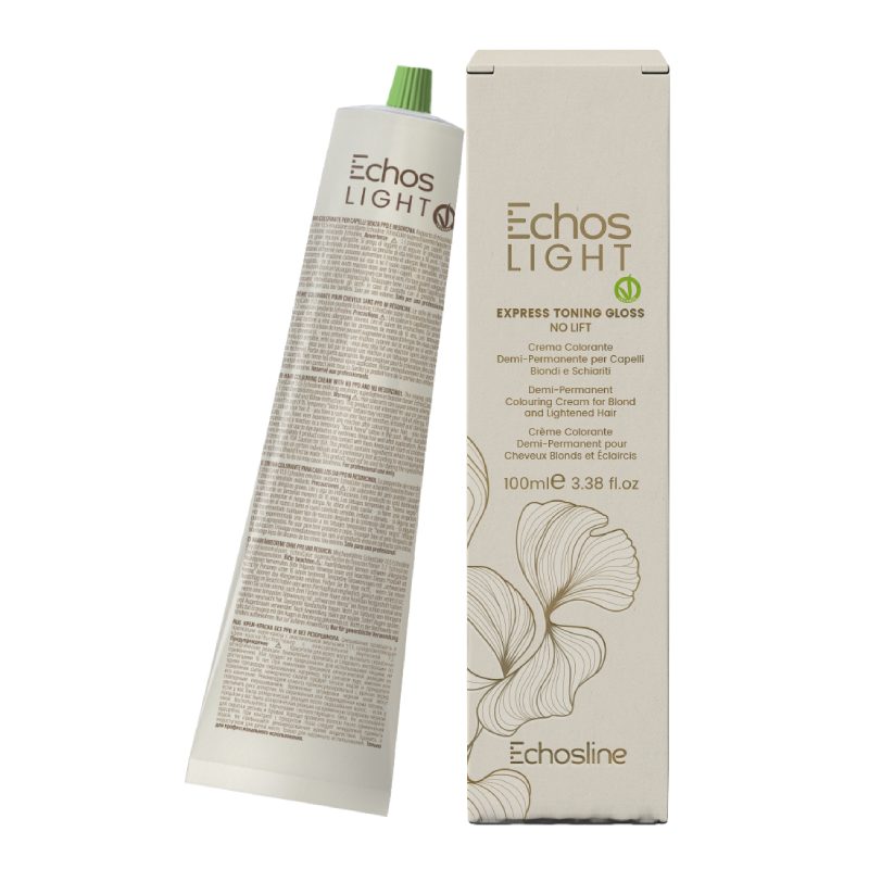 Echos Light Express Toning Gloss Crema Colorante (No Lift) - profesionální tonery na vlasy, 100 ml