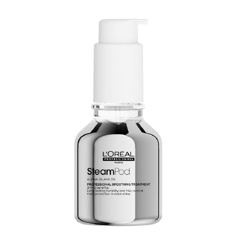 L'Oréal Professionnel SteamPod Smoothing Treatment 3v1 - špeciálne sérum na vlasy pre SteamPod ošetrenie, 50 ml