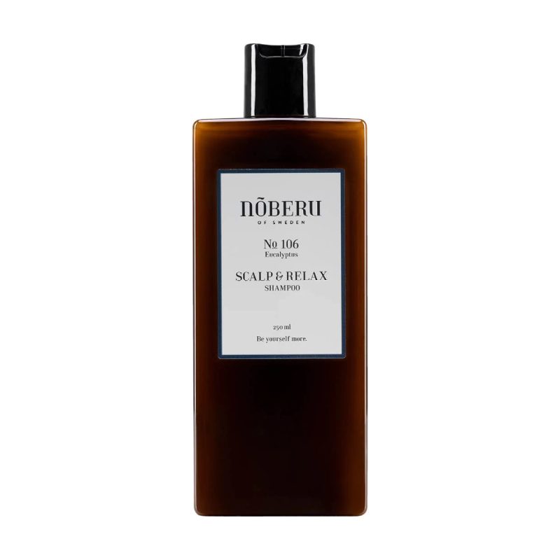 Noberu Of Sweden No106 Eucalyptus Scalp&Relax Shampoo - jemný šampon pro čistotu a zdraví vlasové pokožky, 250 ml