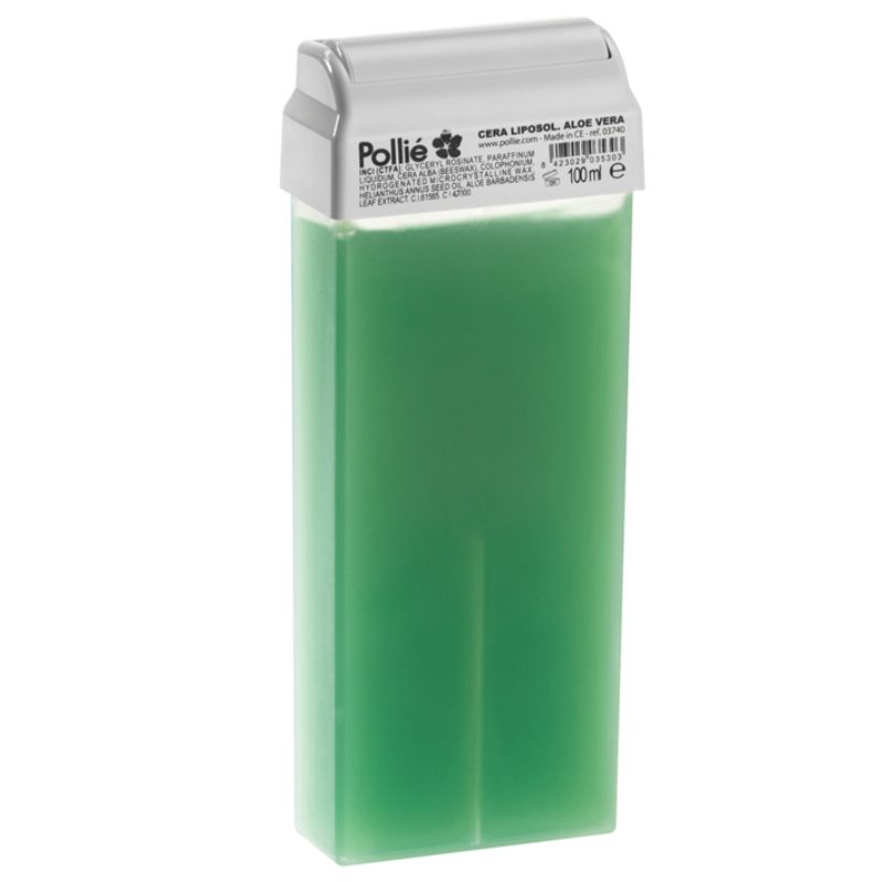 Pollié 03740 Aloe Vera Roll-On Depilation Wax - depilační vosk s aloe vera, 100 ml