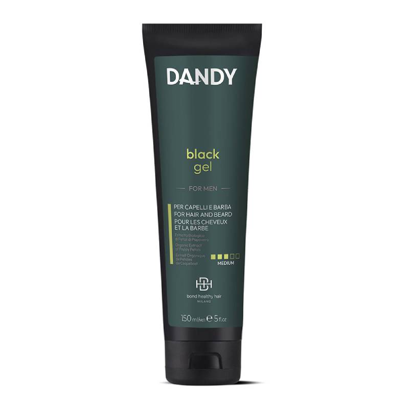 DANDY Black Gel for Beard and Hair - černý gel pro bradu a vlasy, 150 ml
