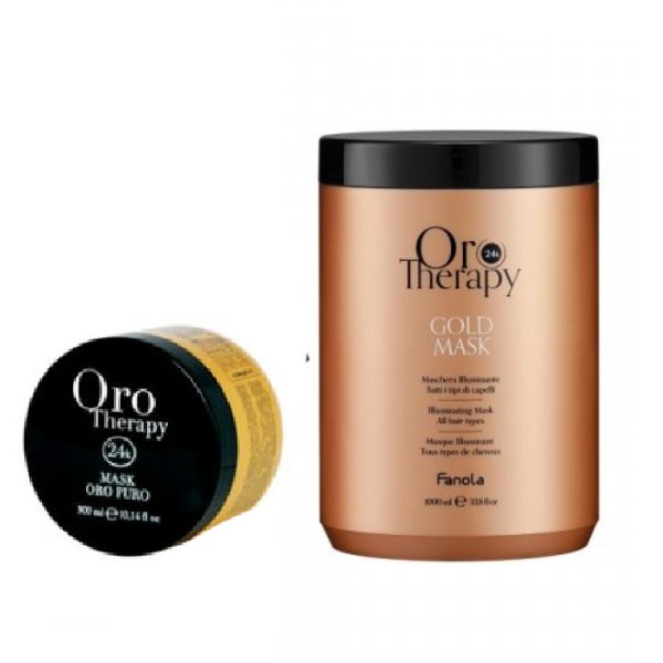 Fanola Oro Therapy Mask - regenerační maska na vlasy s 24k zlatem