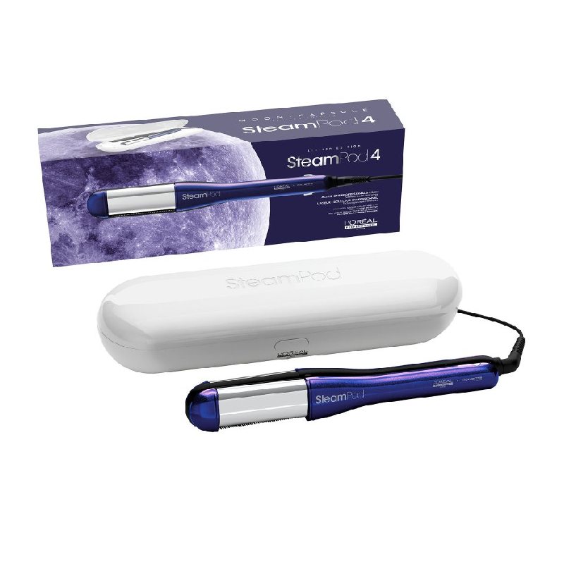 LIMITOVANÁ EDÍCIA : L'Oréal Steampod 4 Moon Capsule - profesionálna parná žehlička na vlasy + SteamPod Smoothing Treatment 3v1- sérum, 50 ml