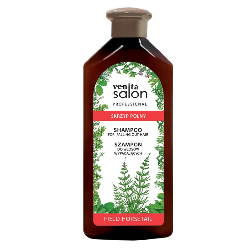 Venita Salon Field Horsetail Shampoo - šampón proti padaniu vlasov s extraktmi z prasličky, 500 ml