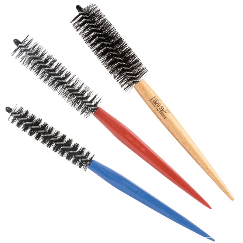 Eurostil Crimping Brush - kartáče na foukání vlasů s nylonovými štětinami