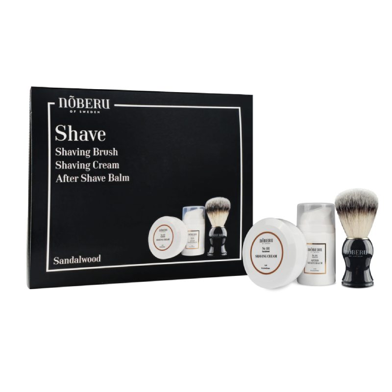 Noberu of Sweden Shave Kit No101 SandalWood (GB21-SHAVE-S) - sada na holení