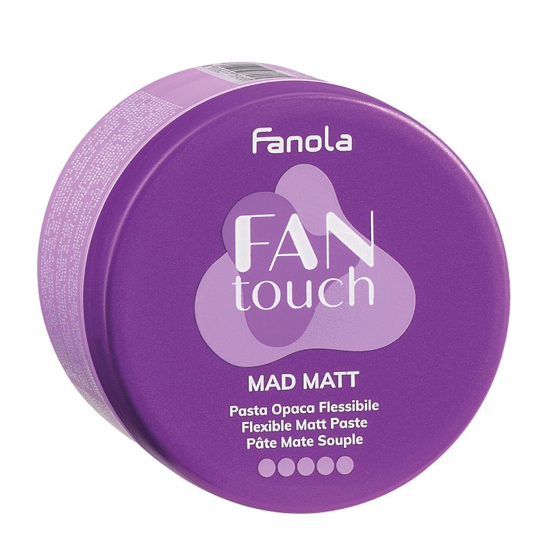 Fanola Fan Touch Mad Matt Paste ●●●●● - matná silno fixačná pasta na vlasy, 100 ml