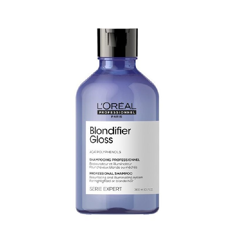 L'Oréal Professionnel Blondifier Gloss Shampoo - rozjasňující šampon pro blond vlasy, 300 ml